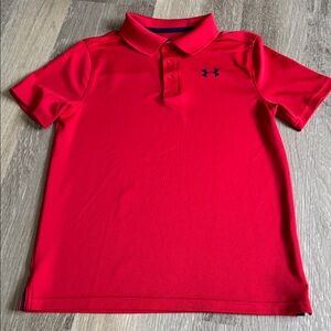 GUC Under Armour Boys Loose Fit Heatgear Polo Youth L